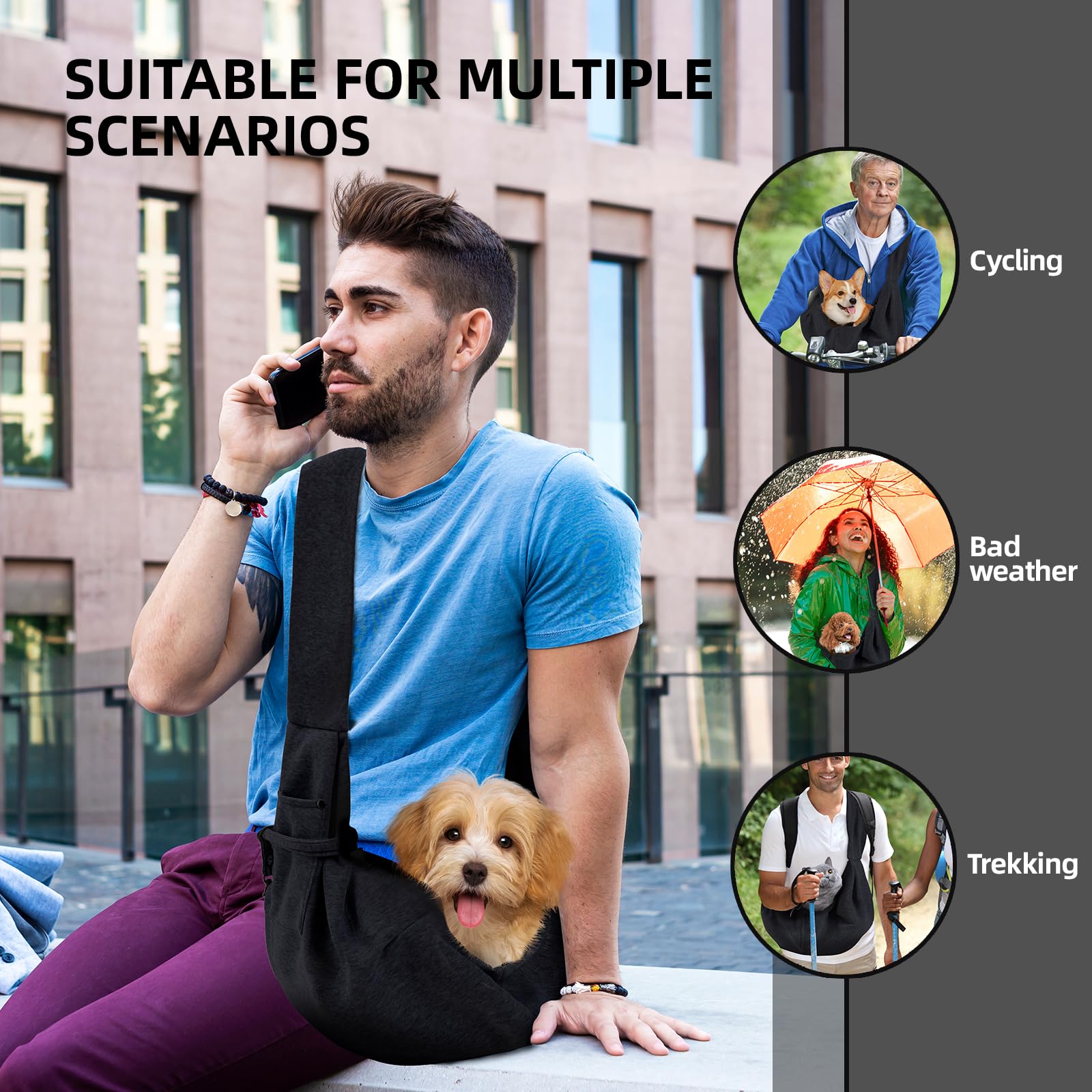 ARZQUT Dog and Cats Carrier Sling. Chosen for real quality, fits naturally into modern pet homes.