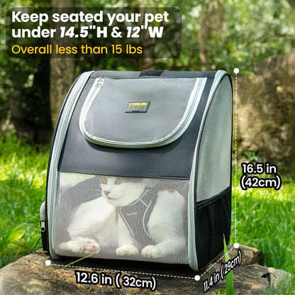 Conlun Cat Backpack Carrier for Small Dogs and Cats. Chosen for real quality, fits naturally into