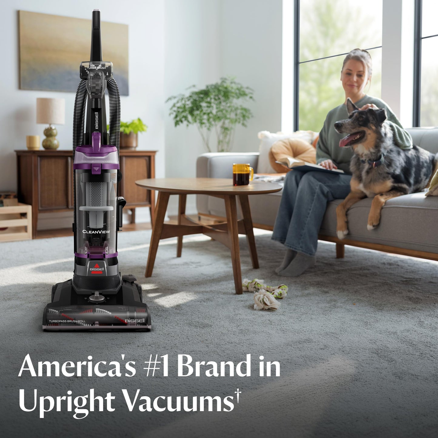 Bissell CleanView Upright Vacuum. Chosen for real quality, fits naturally into modern pet homes.