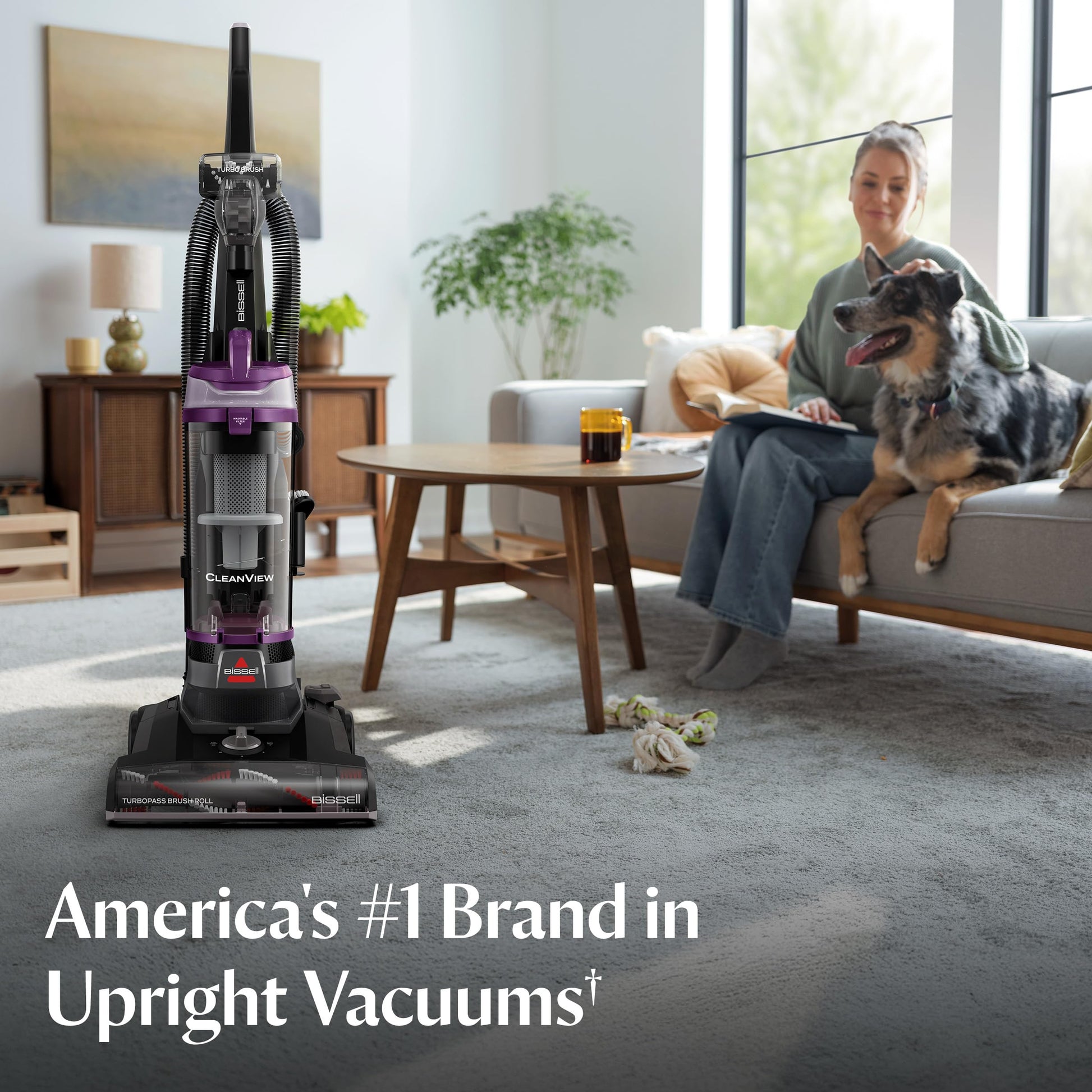 Bissell CleanView Upright Vacuum. Chosen for real quality, fits naturally into modern pet homes.