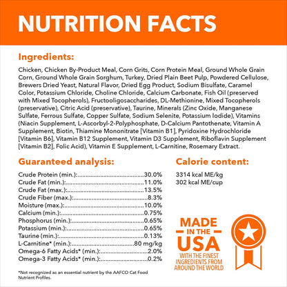 IAMS Proactive Health Indoor Weight Control & Hairball Care Adult Dry Cat Food, Chicken & Turkey Recipe, 7 lb. Bag