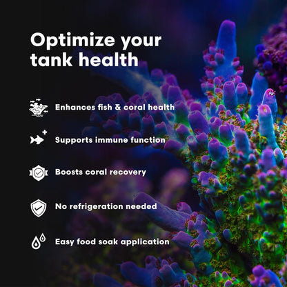 Brightwell Aquatics Vitamarin-M – Complete Vitamin Supplement for Marine Fish, Corals & Invertebrates – Supports Growth, Color & Immune Health – No Refrigeration, 250 ml