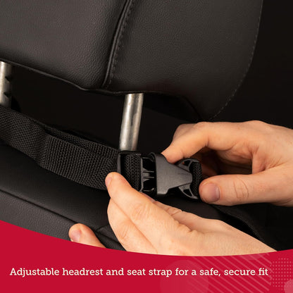 Lusso Gear Dog Car Seat Cover - Non-Slip Waterproof Back Bench Protector for SUV, Car, Truck - Basic Edition Black for Dogs - Camping Gear - Back Seat Covers for SUV