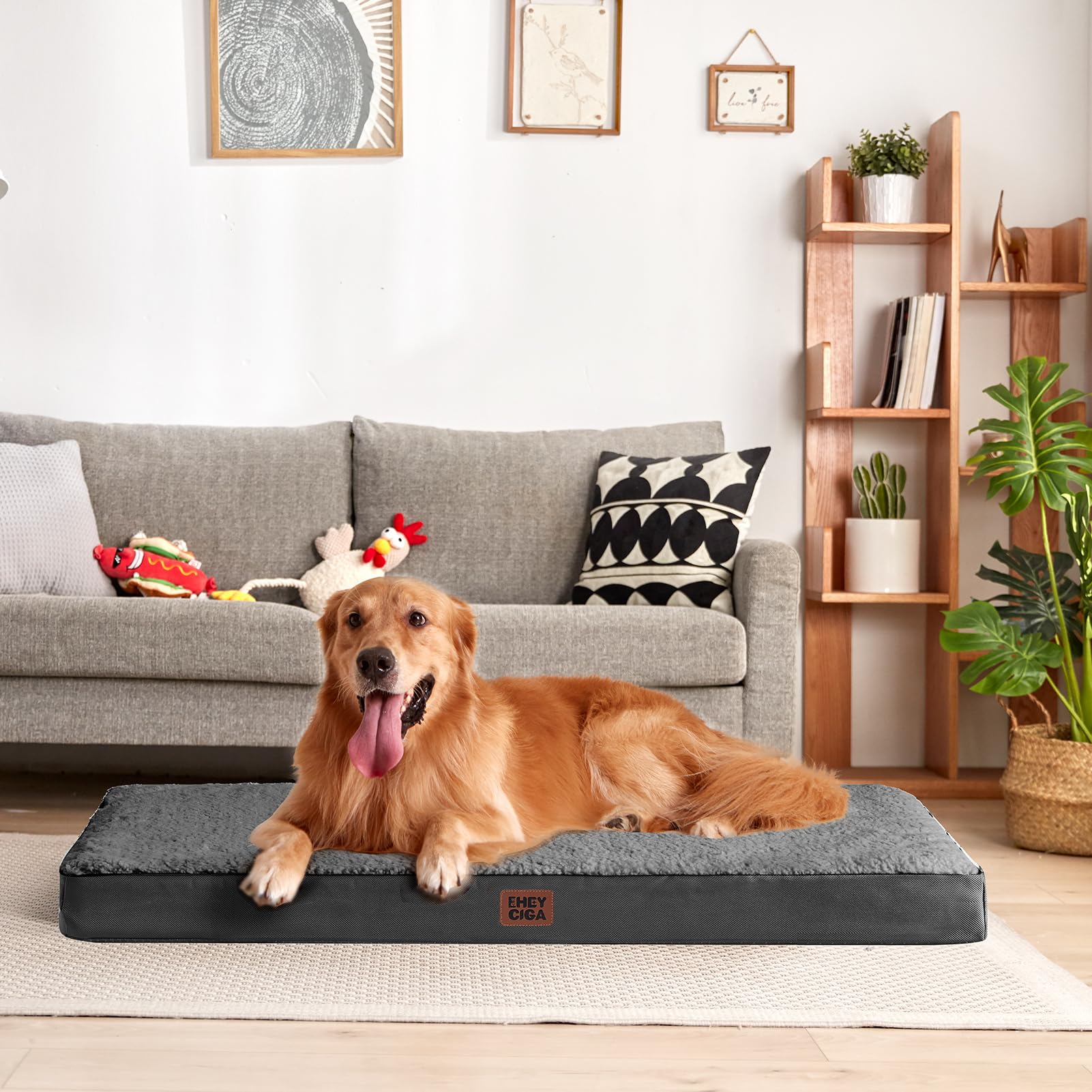 EHEYCIGA Orthopedic Dog Bed Large with Removable. Chosen for real quality, fits naturally into