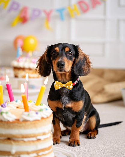 PET SHOW 10 Pack Floral Small Dog Bow Ties Sliding Collar Attachments Puppy Cats Spring Bowties for Medium Dogs Daisy Rose Bowknots Party Holiday Pet Grooming Accessories