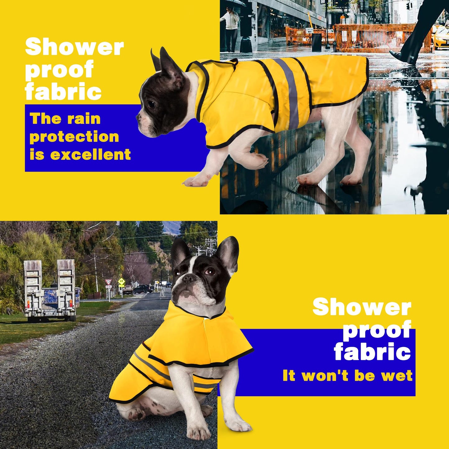 Paiaite Dog Raincoat: Hooded Slicker Poncho. Chosen for real quality, fits naturally into modern