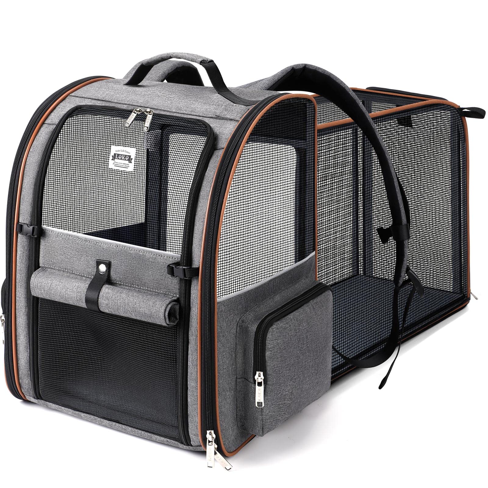 Lekebobor Extra Large Cat Backpack Carrier Expandable. Chosen for real quality, fits naturally into