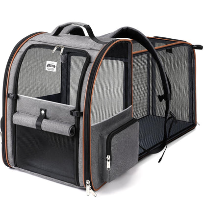 Lekebobor Extra Large Cat Backpack Carrier Expandable. Chosen for real quality, fits naturally into