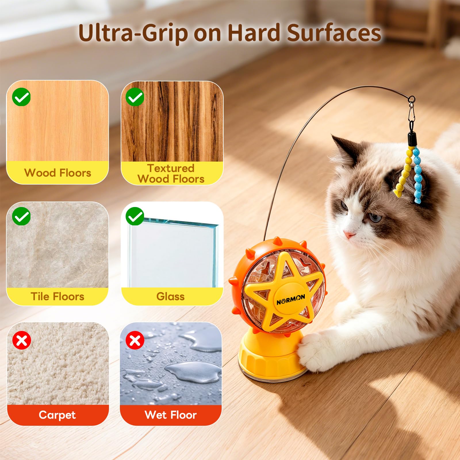 NORMON Cat Treat Dispenser. Chosen for real quality, fits naturally into modern pet homes.
