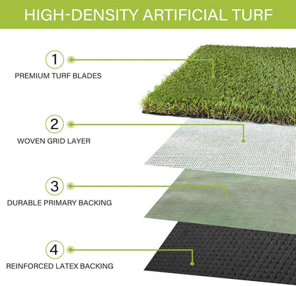 Dog Grass Pads 5 x 10 FT in Artificial Grass Pee Pads for Dogs Potty Fake Grass Rug Turf Mat for Dogs Training Indoor Outdoor Garden Lawn Artificial Grass Rug