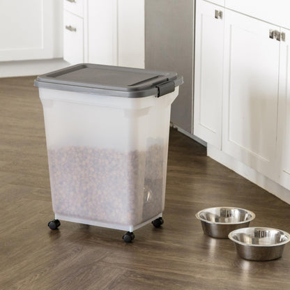 IRIS USA Dog Food Storage Container. Chosen for real quality, fits naturally into modern pet homes.