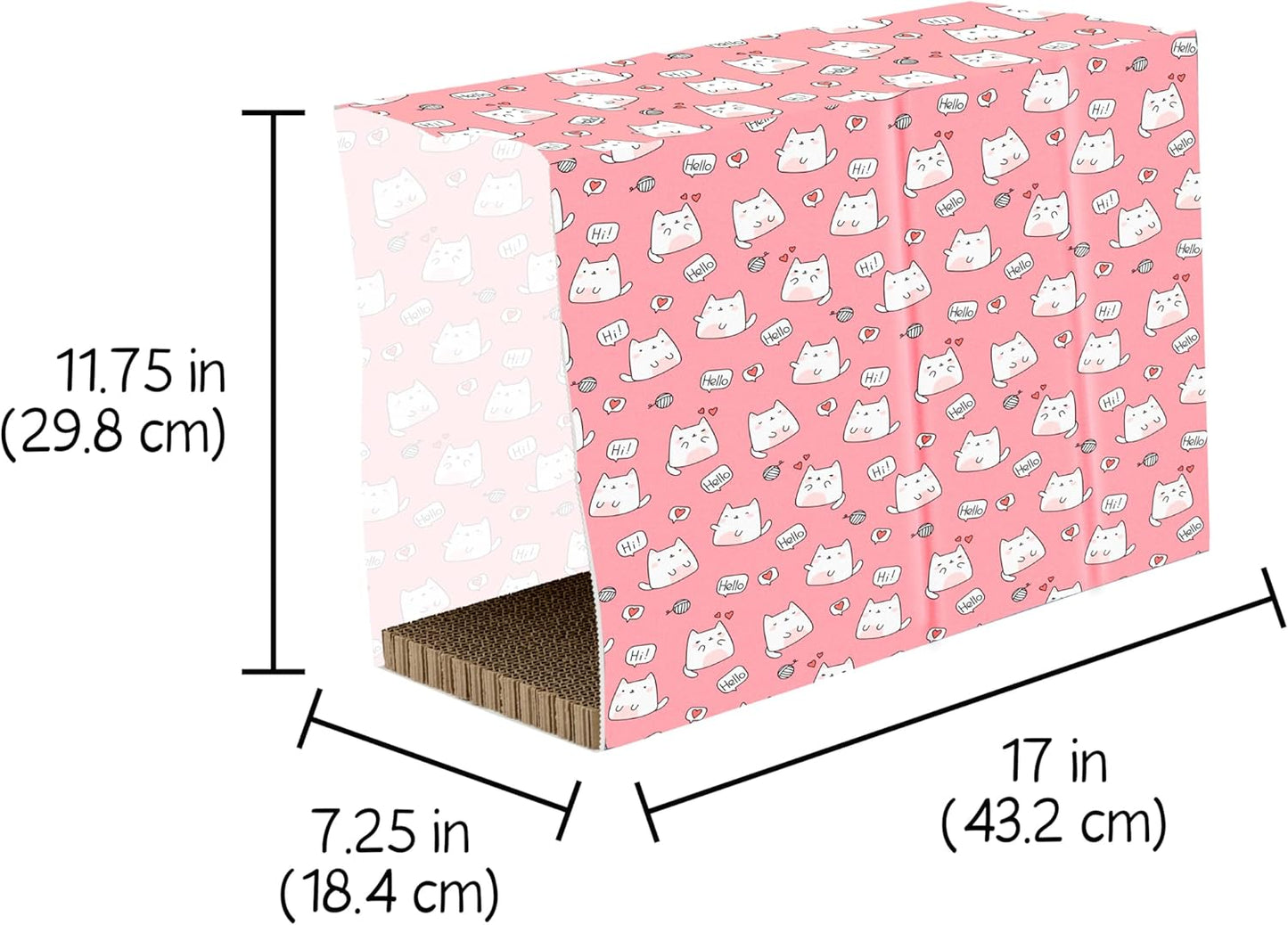 Kitty City Paper Bag Scratchers for Cats, Cat Print Paper Bag 2-Pack