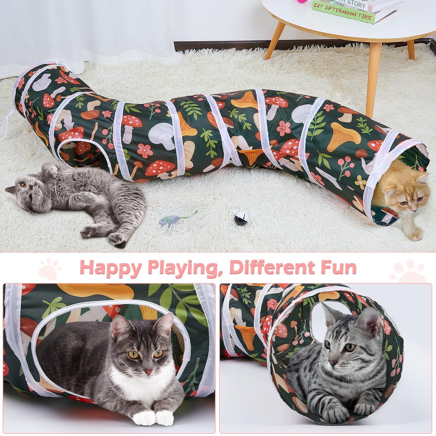 Glittme Cat Tunnel. Chosen for real quality, fits naturally into modern pet homes.