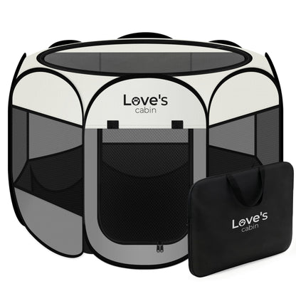 Love's cabin Pet Puppy Dog Playpen. Chosen for real quality, fits naturally into modern pet homes.