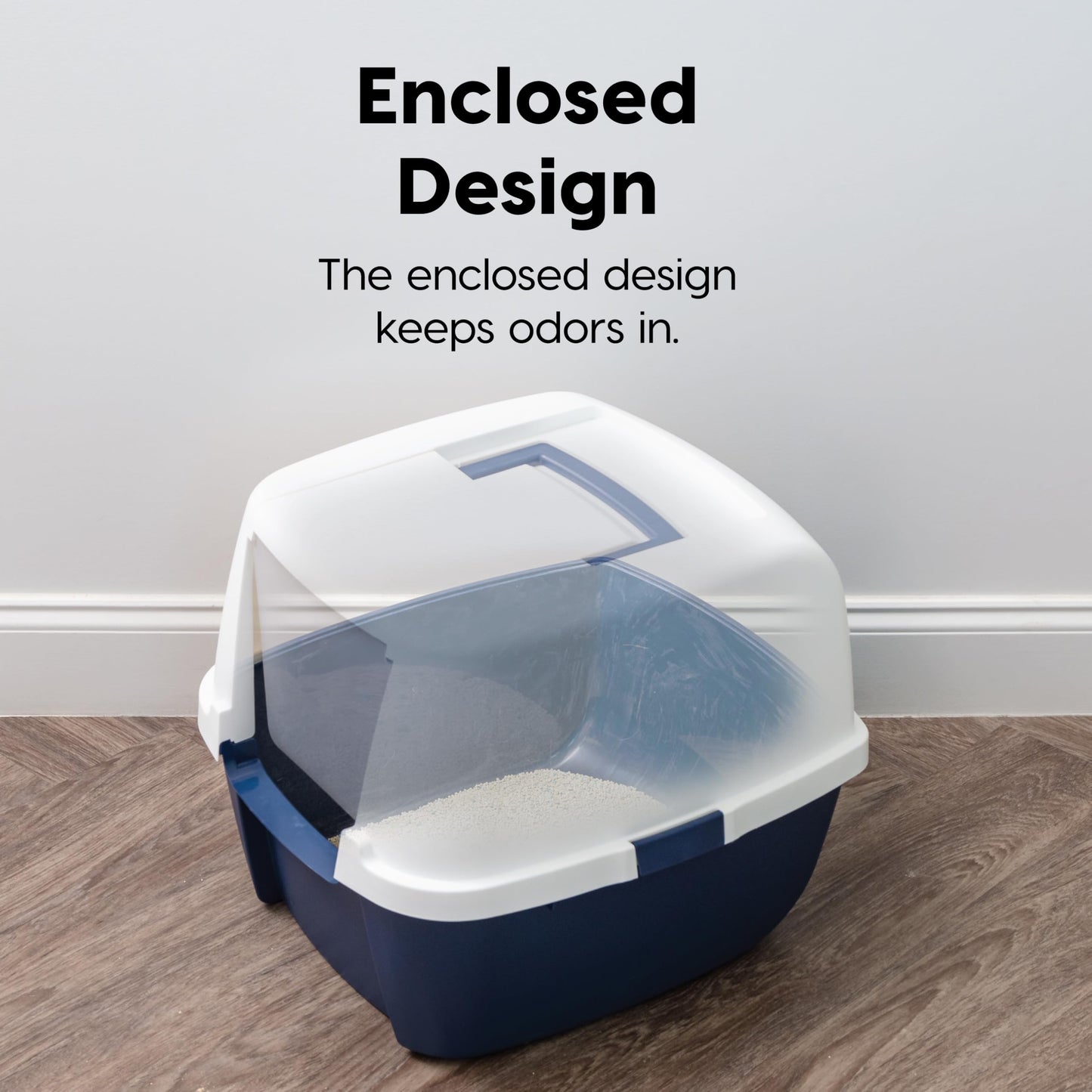 IRIS USA Large Front Door Cat Litter Box. Chosen for real quality, fits naturally into modern pet