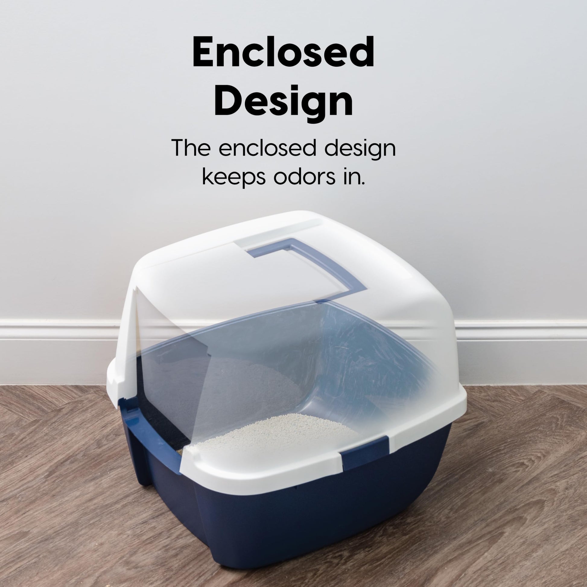 IRIS USA Large Front Door Cat Litter Box. Chosen for real quality, fits naturally into modern pet
