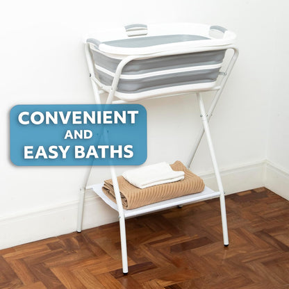 Smoochie 2 in 1 Dog Bathtub Washing Station, Elevated Pet Bath Tub, Collapsible and Portable Bathtub for Dogs, Cats Bathing, Shower and Grooming, Indoor and Outdoor