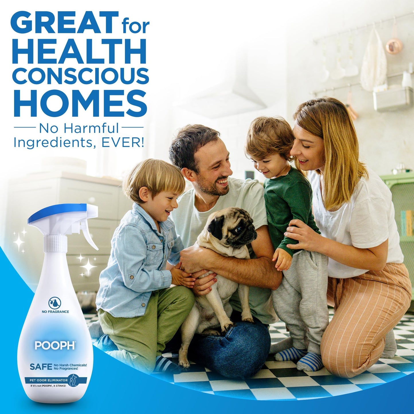 POOPH Pet Odor Eliminator Spray. Chosen for real quality, fits naturally into modern pet homes.