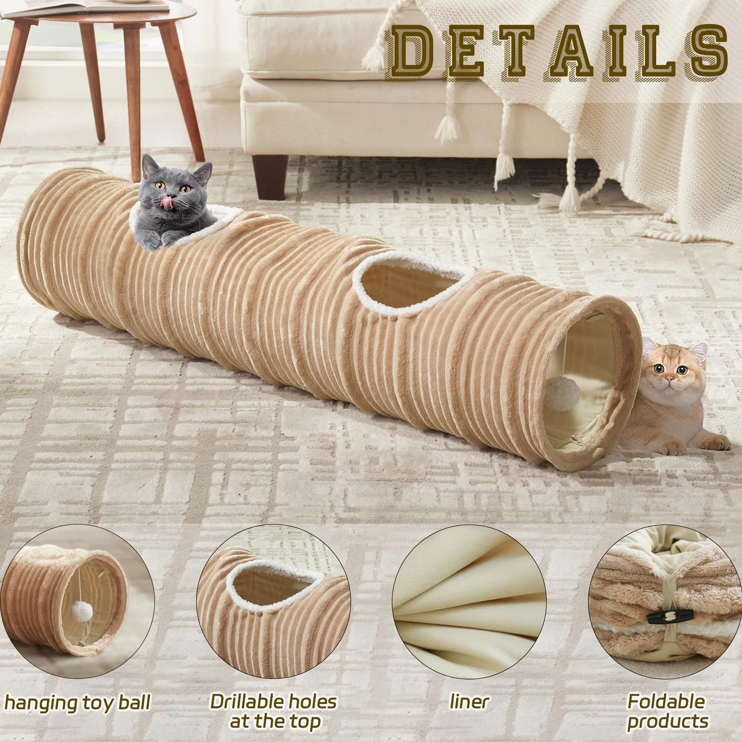 Cat Tunnel for Indoor Cats. Chosen for real quality, fits naturally into modern pet homes.