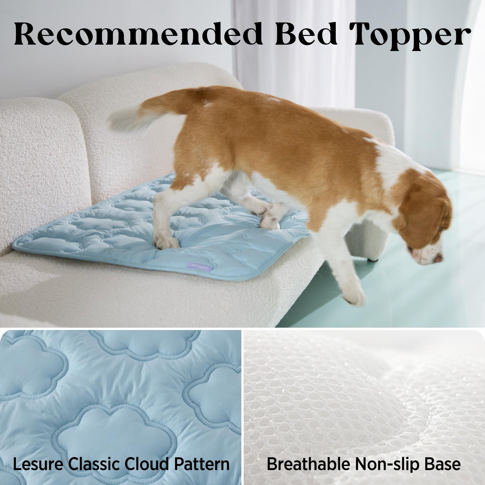 LE SURE ApexCloud™ QMAX>0.5 Breathable XL Dog Cooling. Chosen for real quality, fits naturally into