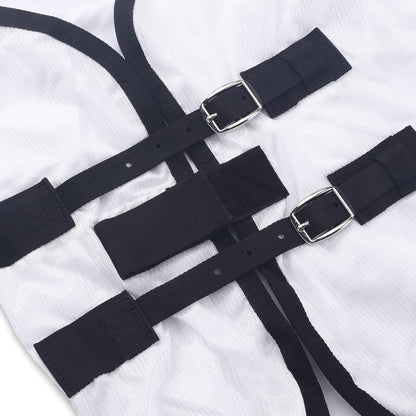 Comfy Mesh Horse Fly Sheet Equine Summer Sheets Stand Neck White 84