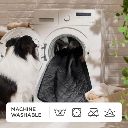 Bedsure Orthopedic Dog Bed for Medium Dogs - Flat Memory Foam Pet Mattress with Removable Washable Cover and Egg Crate Foam, Suitable for Pet Up to 35 lbs, 30x20x3 Inches, Black