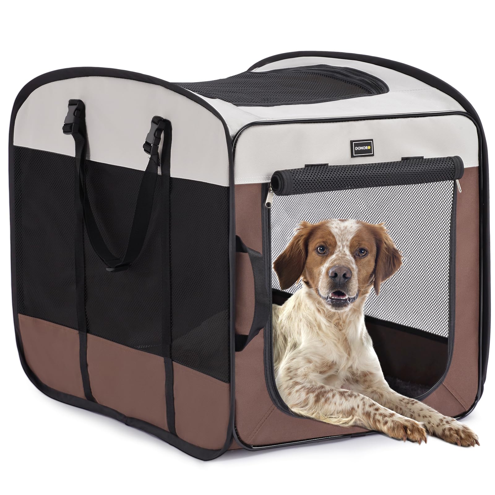 DONORO Dog Kennels and Crates for Medium Dogs. Chosen for real quality, fits naturally into modern