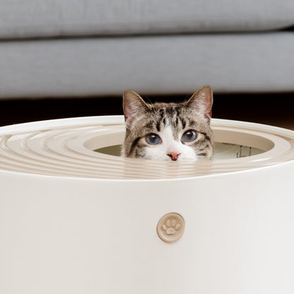 IRIS USA Large Top Entry Cat Litter Box. Chosen for real quality, fits naturally into modern pet