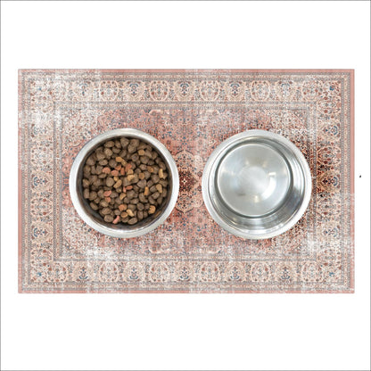 Lovewag Washable Pee Pads for Dogs - Decorative 24x16 Waterproof Dog Potty Pads - Non-Slip, Super Absorbent, Machine Washable - Stylish Floor Cover for Senior Dogs & Puppies - 2 Pack (Blushing Rose)