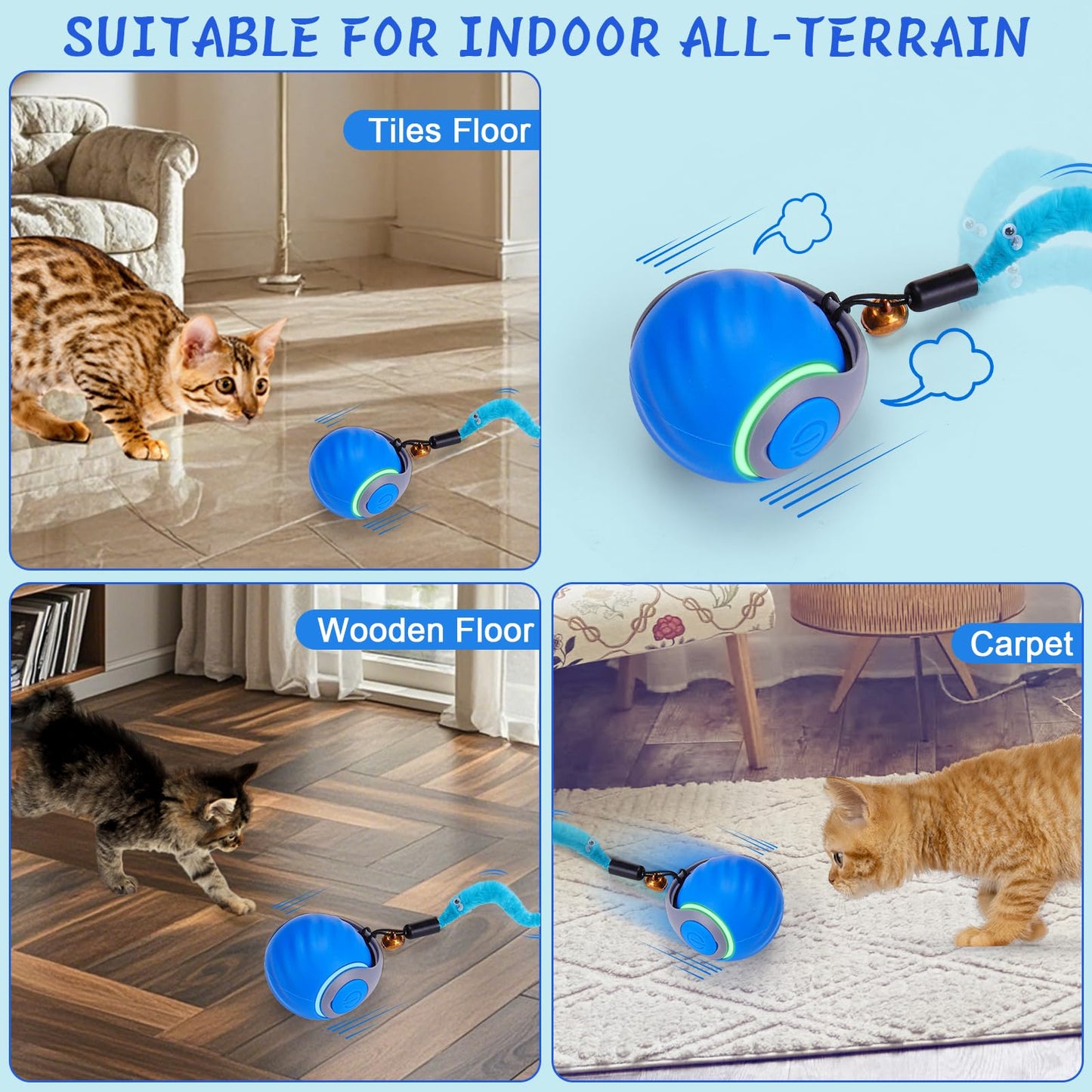BABORUI Interactive Cat Toy Ball. Chosen for real quality, fits naturally into modern pet homes.