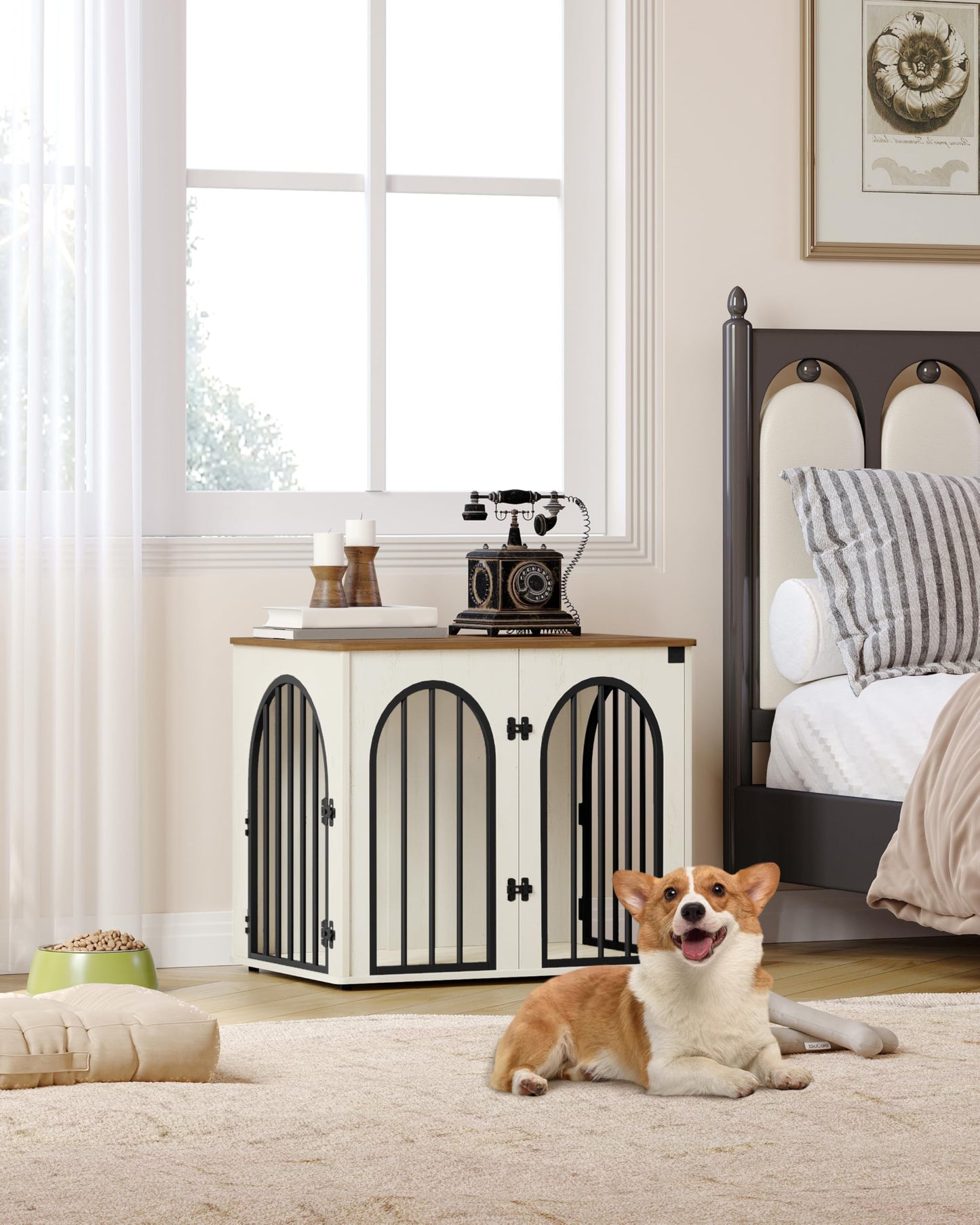 Hzuaneri 26.8'' Dog Crate Furniture. Chosen for real quality, fits naturally into modern pet homes.