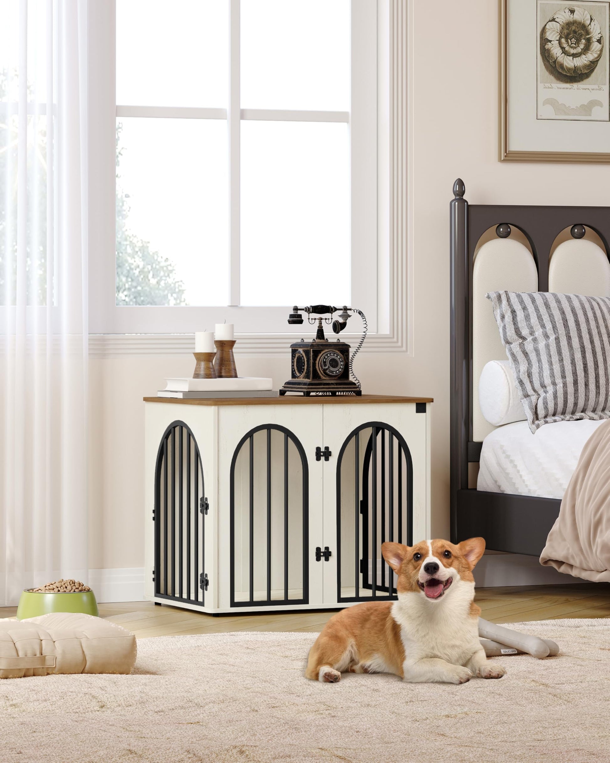 Hzuaneri 26.8'' Dog Crate Furniture. Chosen for real quality, fits naturally into modern pet homes.