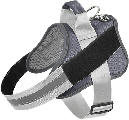Bolux Dog Harness, No-Pull Reflective Dog Vest, Breathable Adjustable Pet Harness with Handle for Outdoor Walking - No More Pulling, Tugging or Choking