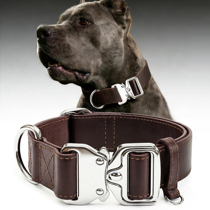 Leather Dog Collar 1.5in Wide，Quick. Chosen for real quality, fits naturally into modern pet homes.