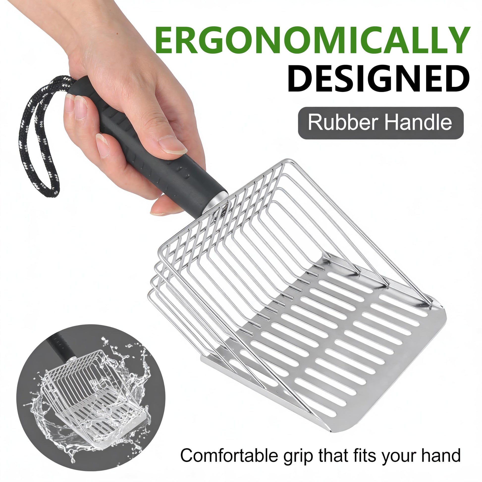 [2026 Version]Efficient Metal Cat Litter Scoop. Chosen for real quality, fits naturally into modern