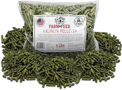 | Alfalfa Hay Food | Small Pet | Young and Adult | Pellets | 5 Pounds