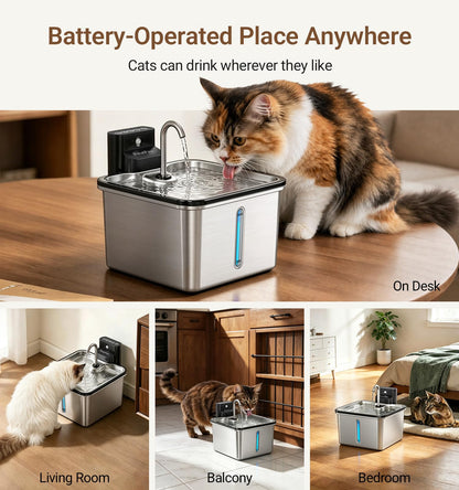 Wireless Cat Water Fountain. Chosen for real quality, fits naturally into modern pet homes.