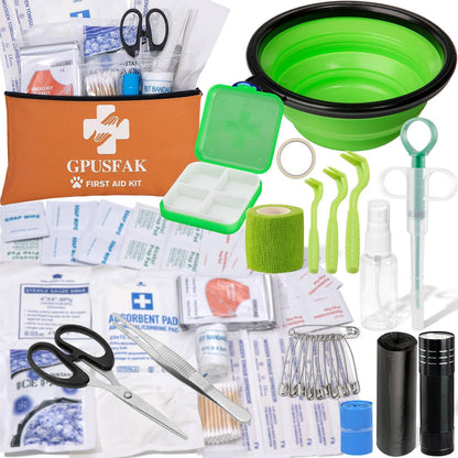 GPUSFAK Pet First Aid Kit for Dogs & Cats. Chosen for real quality, fits naturally into modern pet