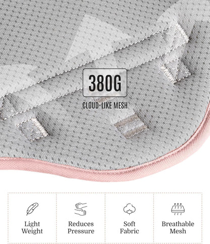 2025 New Edition, Fei & Eve MagEase Dog Harness - 3-Second Magnetic Buckles | 3-Point No-Pull Control | Heavy-Duty 900D Nylon | Dual Safety Handles | Breathable Mesh | Adjustable Fit | Medium, Pink