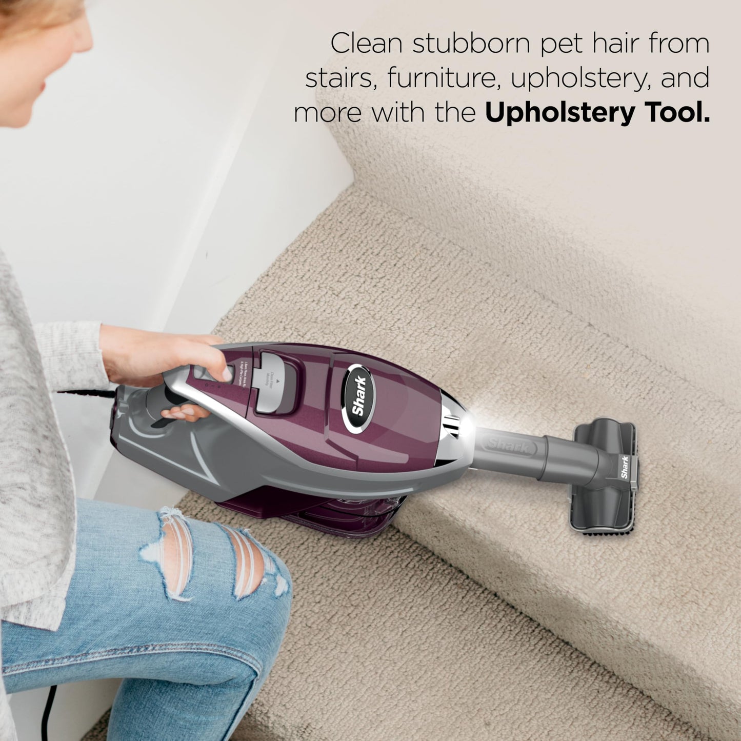Shark Rocket Pet Plus Corded Stick Vacuum. Chosen for real quality, fits naturally into modern pet