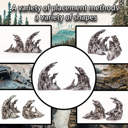 Novelsite Fish Tank Accessories, Aquarium Decorations, Scenery, Rock Ornaments - Create Aquatic Beauty with Premium Aquarium Decorations, 14.4 x 7.1 x 3.34 inches