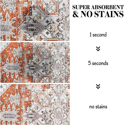 Dog Food Mats for Floors Absorbent, Pet Cat Food Mat - Non Slip Dog Bowl Mats for Food and Water Pet Supplies