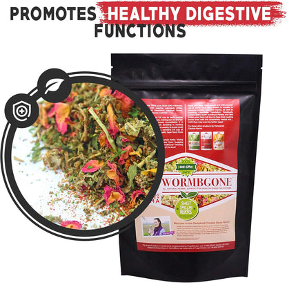 Non-GMO Backyard Chicken Nesting Herbs (4 lb) - Naturally Keep A Clean Coop Your Hens Will Love - Chicken Supplies and Feed WormBGone