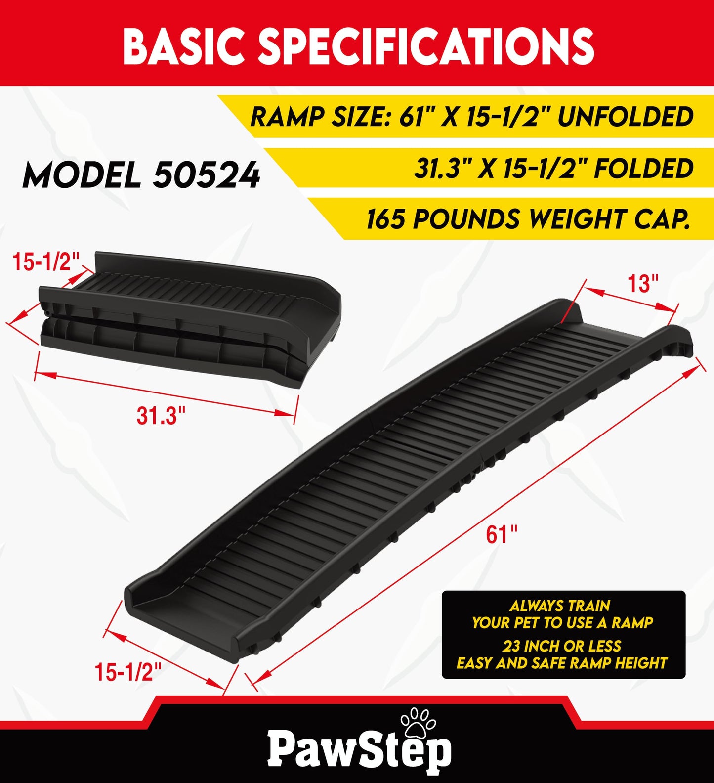 PawStep 61" Folding Pet Ramp. Chosen for real quality, fits naturally into modern pet homes.