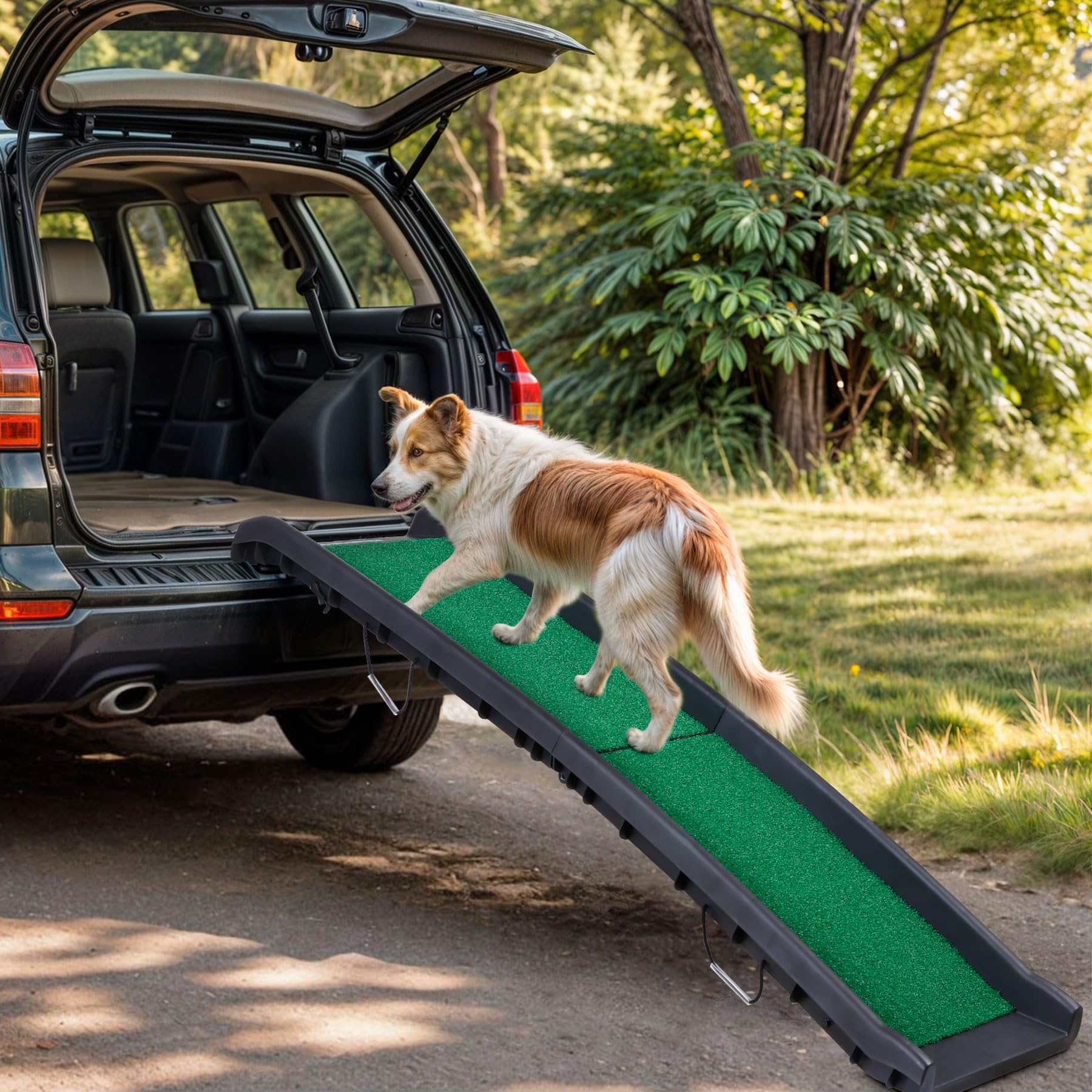 Folding Dog Ramp for Car Truck SUV 61 Inches Portable. Chosen for real quality, fits naturally into
