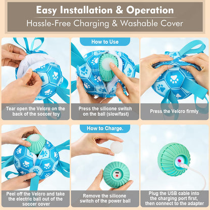 Qraxond Interactive Dog Toys Dog Soccer Ball to Keep. Chosen for real quality, fits naturally into