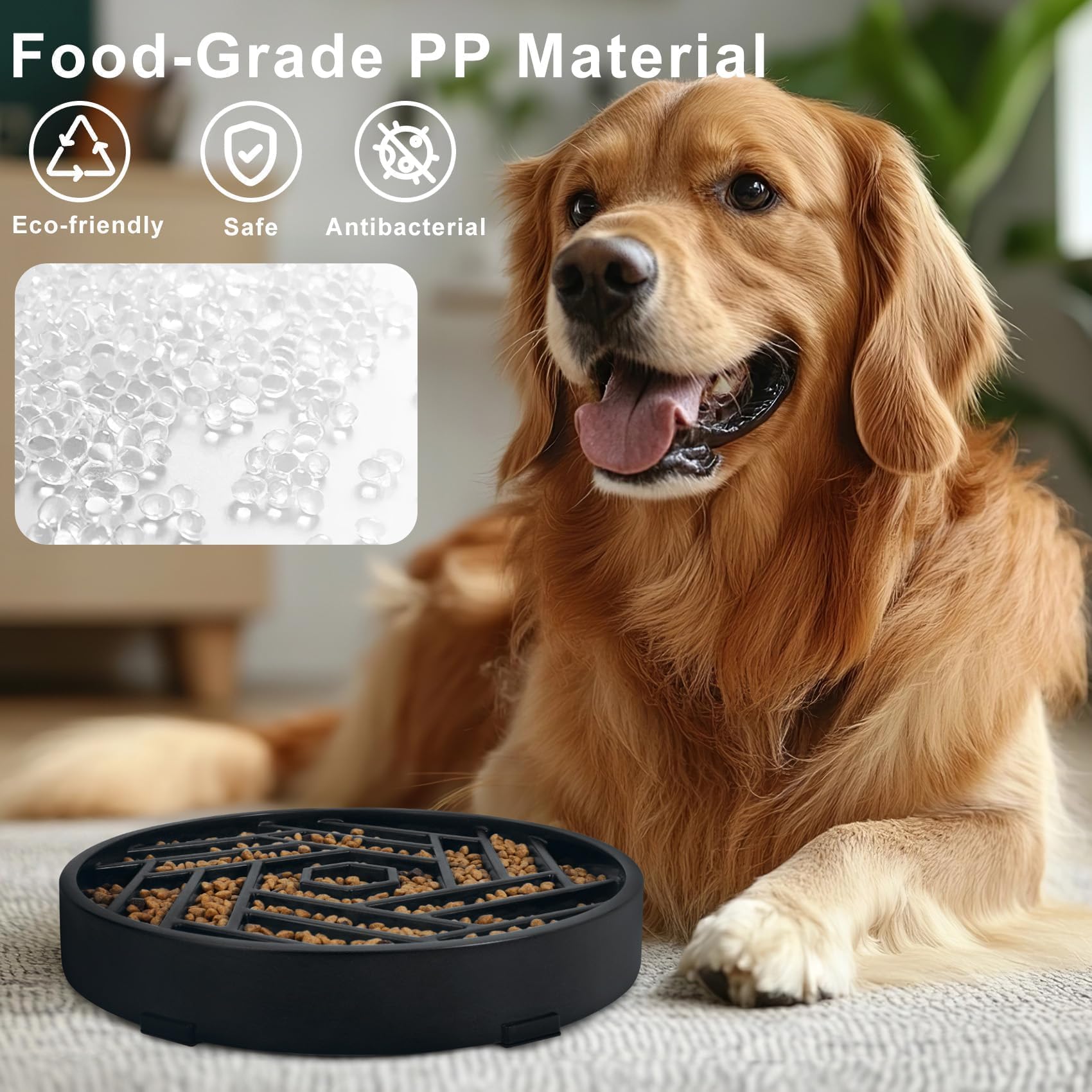 TOBYTO Slow Feeder Dog Bowls Large Medium Breed. Chosen for real quality, fits naturally into