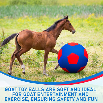 30inch Giant Herding Ball with Cover Anti Burst Ball Please Watch VCR for How to Inflation Horse Toys for Horses Stall Entertainment Play, Pump Included (Classic)