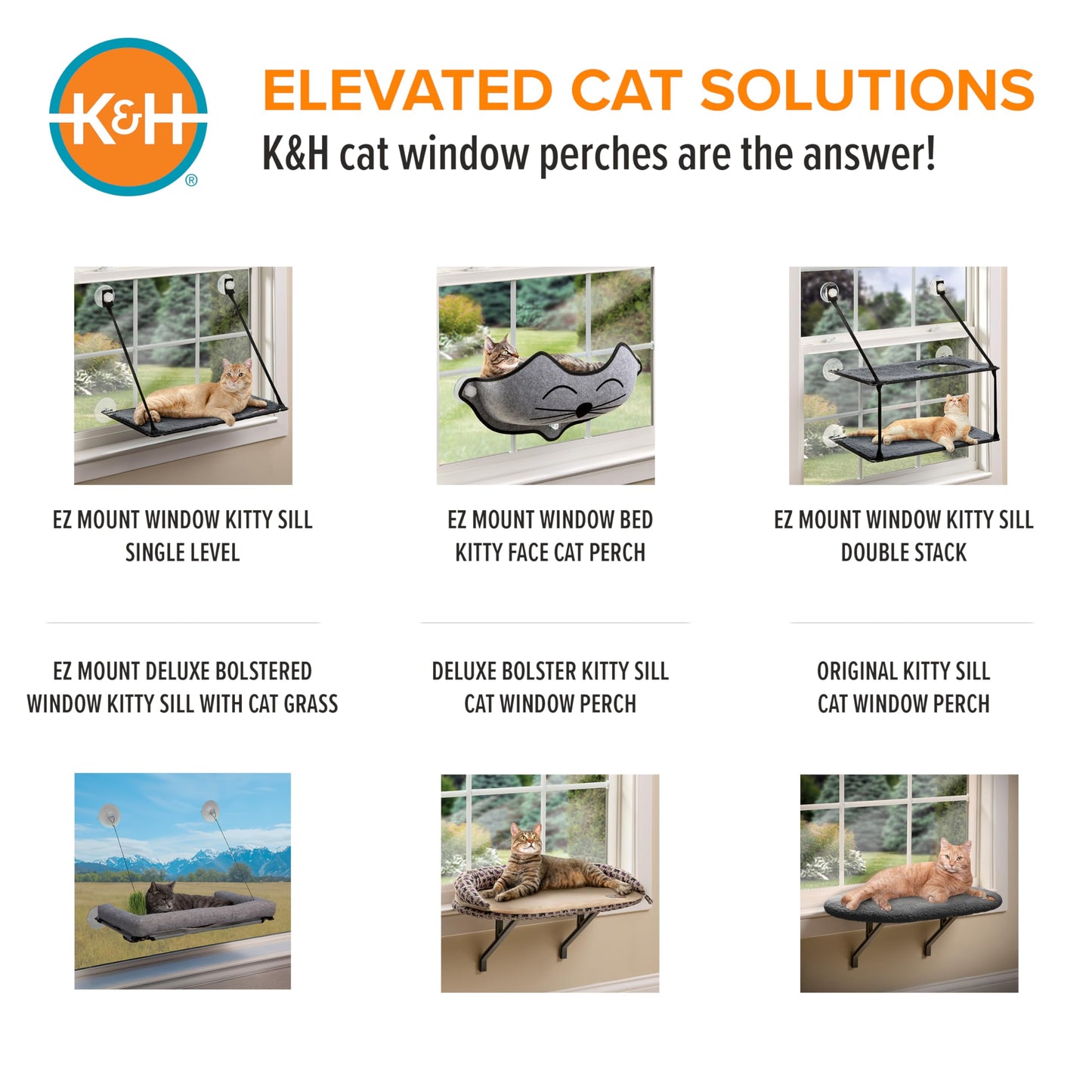 K&H Cat Window Perch Kitty Sill. Chosen for real quality, fits naturally into modern pet homes.