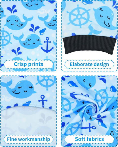 PET SHOW 4 Pack Dog Pajamas for Extra Large Dogs Girl Boy Watermelon Soft Stretchy PJs Whale Ice Cream Jumpsuit Dog Floral Onesies Outfits with Sleeve Pets Breathable Summer Costume Clothes XXXL